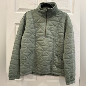 Avalanche Women's Quilted Green Sweater